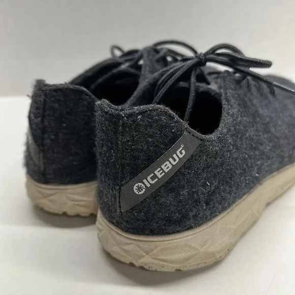 Icebug Eide Wool RB9X Dark Grey Gray Sneakers Lace Up Shoes Men's Size 11 - Picture 5 of 11